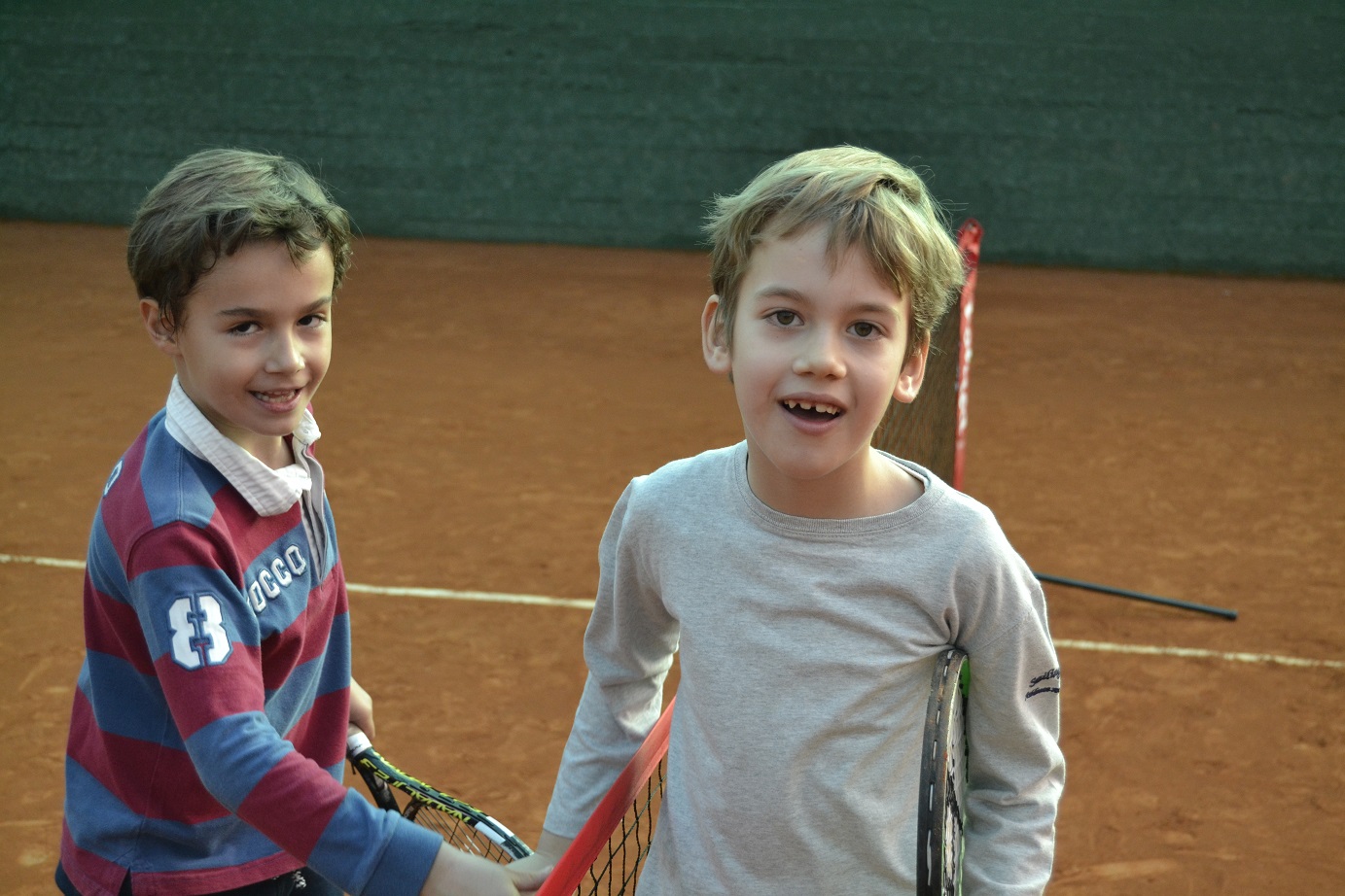 Los dos grandes rivales de la jornada, Pablo (izquierda) y Pedro (derecha)