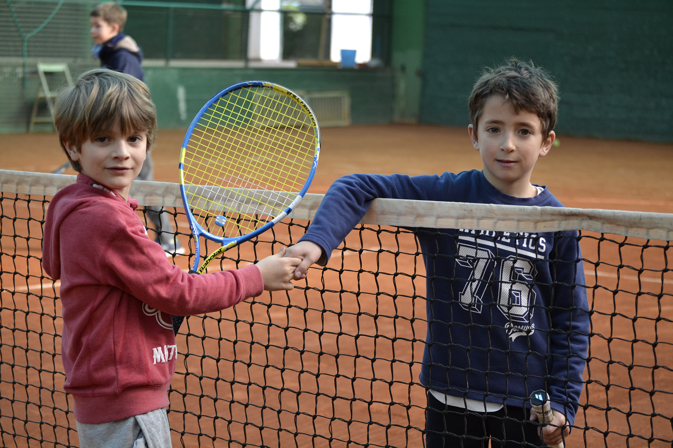 Mateo (derecha) y Adolfo, campeón del segundo torneo